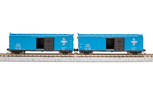 Broadway Limited 7274 N NYC 40' Steel Boxcar - Boston & Maine 2-Pack