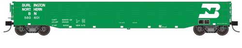 Trainworx 25211-19 N 52'6″ Corrugated Gondola - Burlington Northern #560487