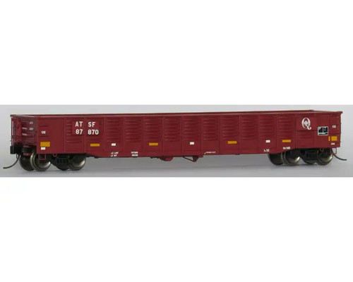 Trainworx 25225-17 N 52'6″ Corrugated Gondola - Santa Fe #87914