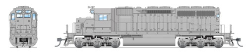 Broadway Limited 9050 Ho EMD SD40 - Unpainted C&O Details DCC-Ready