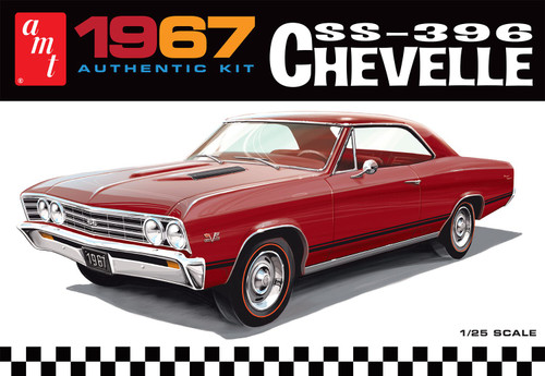 AMT 1388 1/25 1967 Chevrolet Chevelle SS396 Model Kit