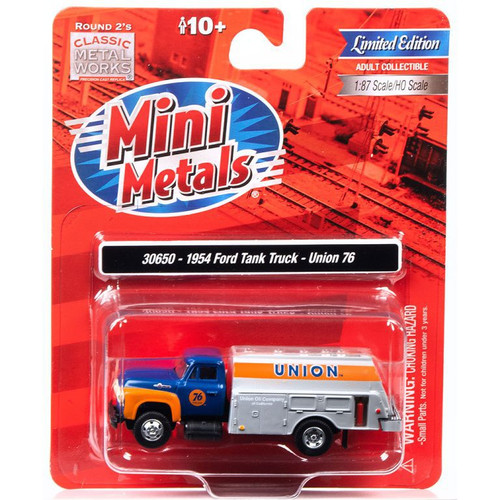 Classic Metal Works 30650 HO 1/87 1957 Ford Tanker Truck (Union 76) Package