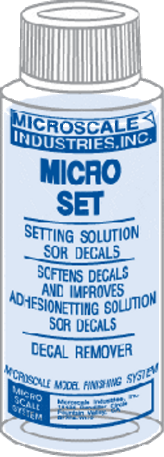 Microscale MI-1 Micro Set Solution - 1 oz. bottle (Decal Setting Solution/Remover)