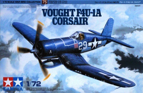 Tamiya 60775 1/72 Vought F4U-1A Corsair Model Kit Box