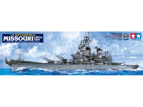 Tamiya 78029 1/350 US Battleship BB-63 Missouri Model Kit