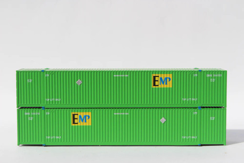Jacksonville Terminal 537025 EMP - (6443xx series) Green 53' HIGH CUBE 8-55-8 Corrugated Containers