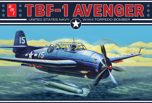 AMT 1377 1/48 TBF-1 Avenger Model Kit