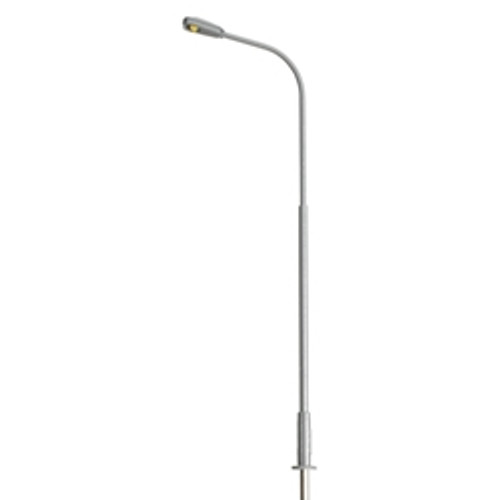 Atlas 70000147 N Single Arm Streetlight Gray Warm LED 3-Pack