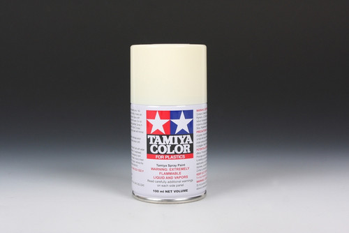 Tamiya 85007 Spray TS (Plastics) - TS-7 Racing White 100Ml Spray Can