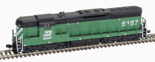 Atlas 40 005 314 N SD-9 Locomotive - Burlington Northern #6187 Silver Series