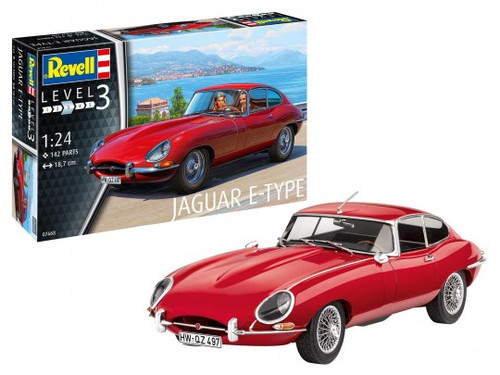 Revell 07668 1/24 Jaguar E-Type (Coupé) Plastic Model Kit