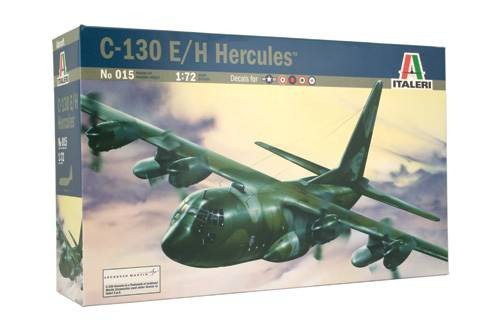 Italeri 0015 1/72 C-130 Hercules E/H Plastic Model Kit