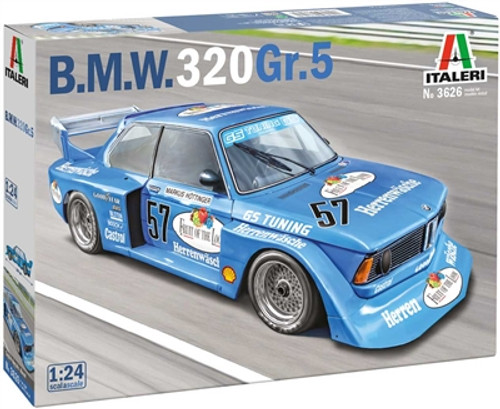 Italeri 3626 1/24 BMW 320 Group 5 Plastic Model Kit