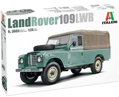 Italeri 3665 1/24 Land Rover 109 LWB Plastic Model Kit