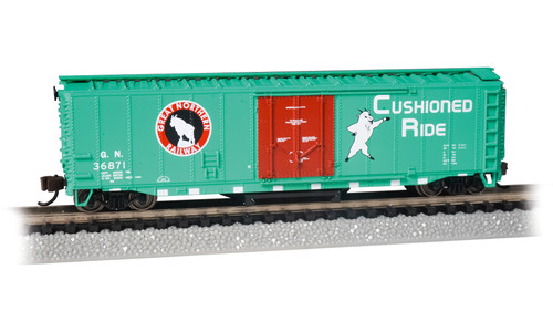 Bachmann 16373 Ho Track-Cleaning 50' Plug-Door Boxcar - Great Northern #36871