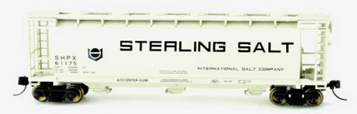 Bowser 38162 N Scale Cylindrical Hopper Car - Sterling Salt #61180