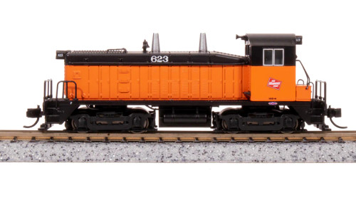 Broadway Limited 7518 N EMD SW7 Paragon4 Sound/DC/DCC Locomotive - Milwaukee Road #623 Orange & Black