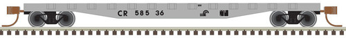 Atlas 50 005 563 Trainman N Flatcar w/Stakes - Conrail #58558