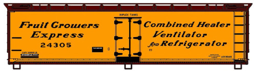 Accurail 81611 Ho 40' Wood Reefer - Fruit Growers Express Random Single from 3-Car Set