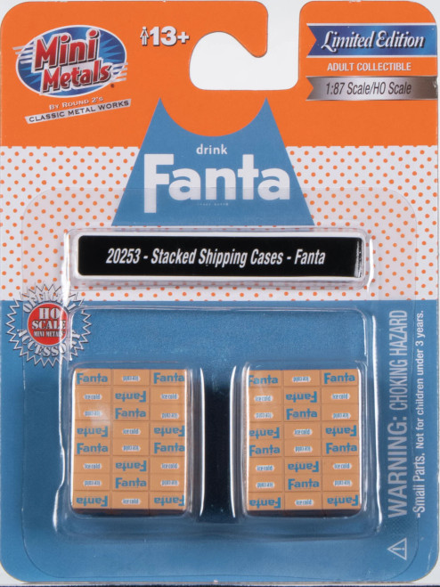 Classic Metal Works 20253 HO Stacked Shipping Cases (Fanta) Package