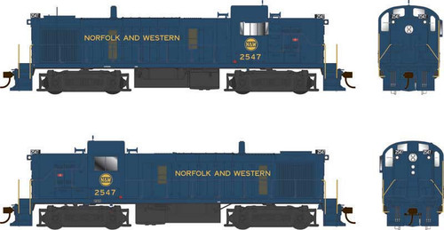 Bowser 25220 Ho Alco RS-3 Phase 3 - Norfolk & Western ex-NKP #2554 DC