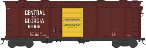 Bowser 43151 Ho 40' Boxcar - Central of Georgia w/hatches #6161