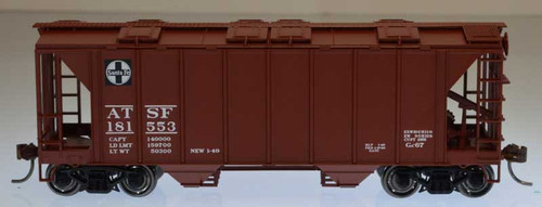 Bowser 43239 Ho H34 Covered Hopper Car - ATSF #181622