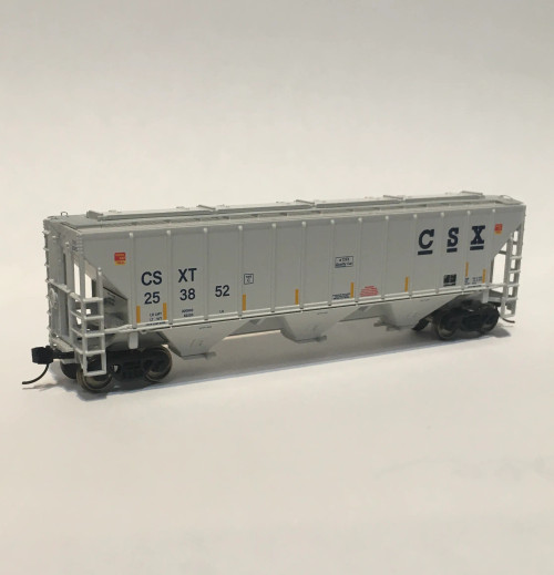 Trainworx 24424-01 N Pullman-Standard PS 4427 Covered Hopper - CSXT # 253852