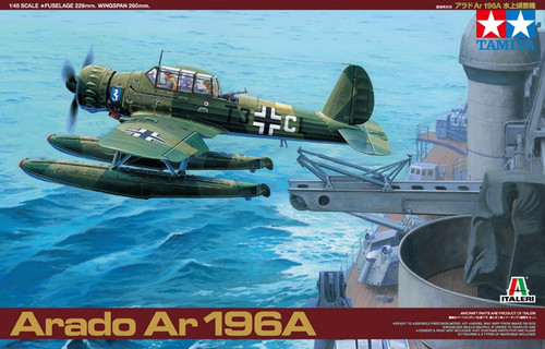 Tamiya 37006 1/48 Arado Ar. 196A Model Kit Box