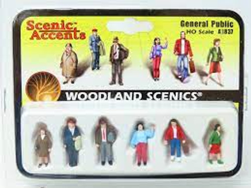 Woodland Scenics A1837 General Public - HO Scale