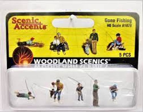 Woodland Scenics A1878 Gone Fishing - HO Scale