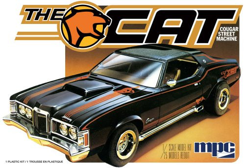 MPC 1004 1/25 1973 Mercury Cougar “The Cat” Model Kit