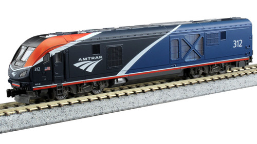 Kato 176-6054-DCC N ALC-42 Charger Amtrak Phase VII #312 w/Pre-Installed DCC