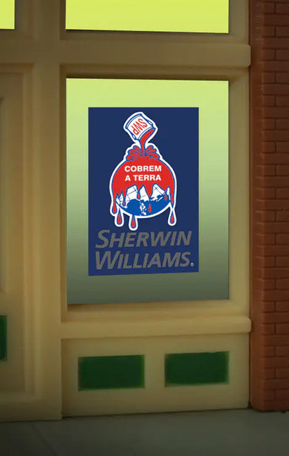 Miller Engineering 8935 Ho/O Sherwin Williams Window Sign