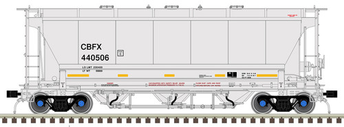 Atlas 20 006 841 HO Trinity 3230 Covered Hopper - CIT Group (CBFX) #440506