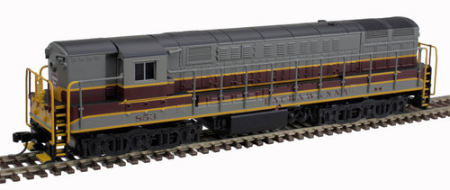 Atlas 40 005 385 N Train Master Phase 1a Locomotive - Lackawanna #855 Silver Series