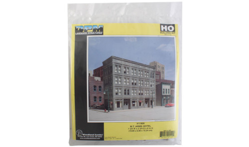 Design Preservation Models 11900 M.T. Arms Hotel - HO Scale Kit Package