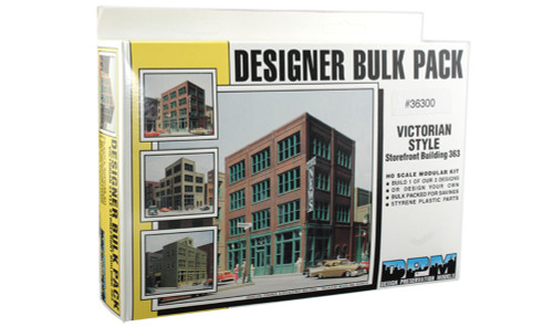 Design Preservation Models 36300 Victorian Style Storefront Building - HO Scale Kit Package