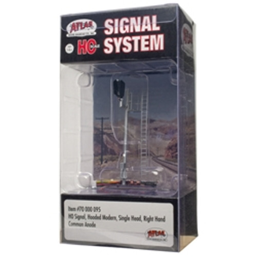 Atlas 70 000 095 - HO Signal, Hooded Modern, Single Head, RH Box