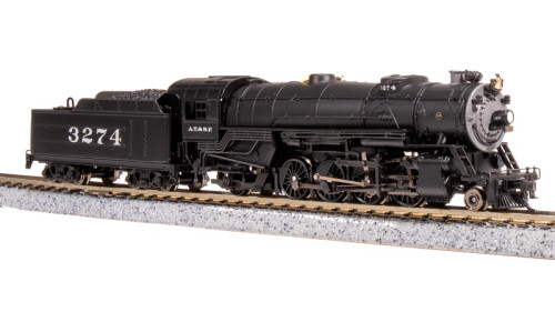 Broadway Limited 7830 N  USRA Heavy Mikado Paragon 4 Sound/DC/DCC - ATSF #3274