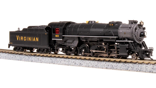 Broadway Limited 7840 N USRA Heavy Mikado Paragon 4 Sound/DC/DCC - Virginian #463