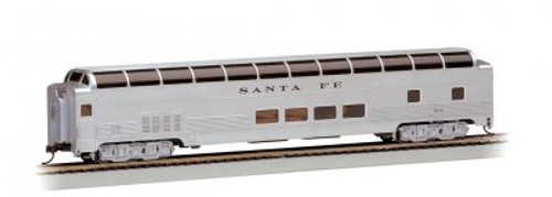 Bachmann 13002 HO 85' BUDD Full Dome Santa Fe