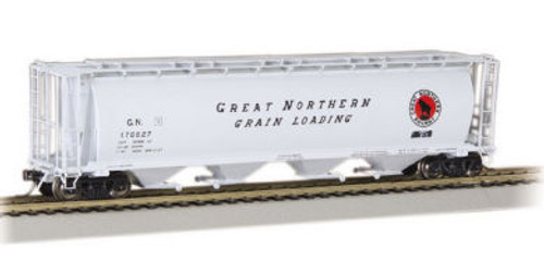 Bachmann 19111 HO 4 Bay Cylindrical Grain Hopper - Great Northern