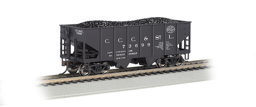 Bachmann 19510 HO 55-Ton 2-Bay USRA Outside Braced Hopper - NYC - Big Four