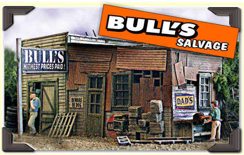 Bar Mills 0452 Ho Bull's Salvage Building Kit