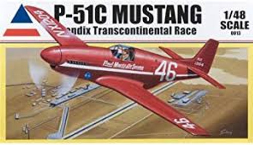 Accurate Miniatures 530013 1/48 P-51C Mustang "Bendix" Transcontinental Racer Plastic Model Kit