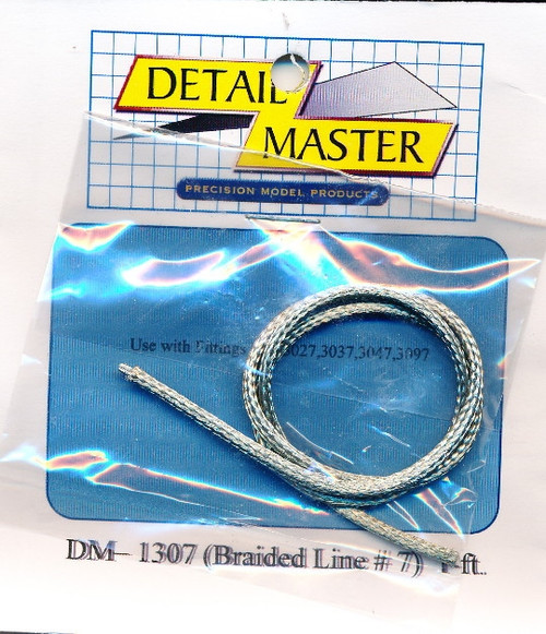 Detail Master DM-1307 Braided Line #7 .100"/2.54mm (1ft)