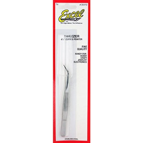 Excel 30410 Curved Tweezers 4 1/2"