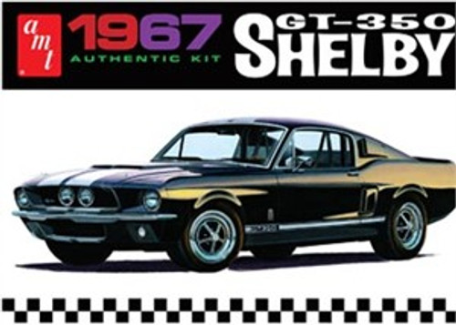 AMT 834 1/25 1967 Ford Shelby GT350 (Black) Plastic Model Kit