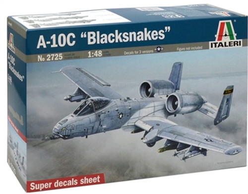 Italeri 2725 1/48 A-10C "Blacksnakes" Plastic Model Kit